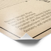 Wright Flyer - Vliegtuig Blauwdruk Tekenplannen SD Foto Afdruk (Hoek)