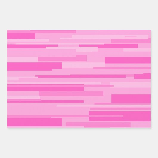 Wright Heet Roze Mid Century Modern Patroon Inpakpapier Vel (Voorkant 2)