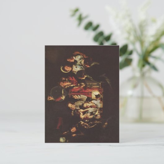 Wright, Joseph An Experiment op een vogel in een v Briefkaart (Staand voorkant)