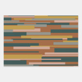 Wright, midden-eeuwse moderne geometrische patroon inpakpapier vel (Voorkant)