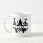 Wright Monogram Koffiemok (Links)
