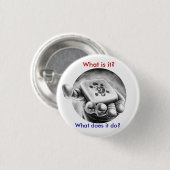 Wright on Time Books - Mysterious Mayan Time Tuner Ronde Button 3,2 Cm (Voorkant /achterkant)