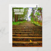 Wright Park van Baguio Briefkaart (Voorkant / Achterkant)