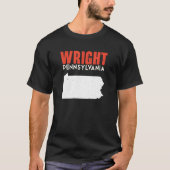 Wright Pennsylvania Verenigde Staten T-shirt (Voorkant)