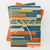 Wright Retro Modern Abstract geometrisch patroon Inpakpapier Vel (In situ)