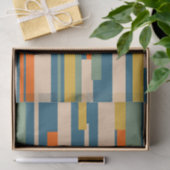 Wright Retro Modern Abstract geometrisch patroon Tissuepapier (Geschenk)