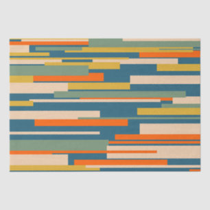 Wright Retro Modern Abstract geometrisch patroon Tissuepapier