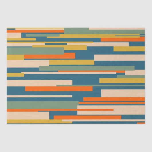 Wright Retro Modern Abstract geometrisch patroon Tissuepapier (Voorkant)