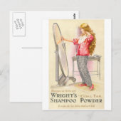 Wright Shampoo Powder Briefkaart (Voorkant / Achterkant)