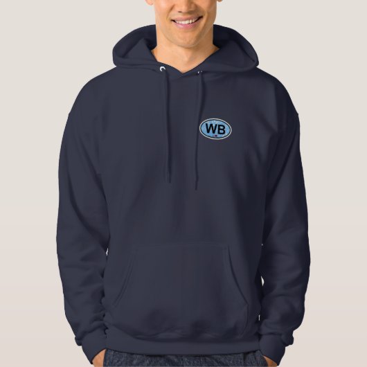 Wright tsville Beach. Hoodie (Voorkant)