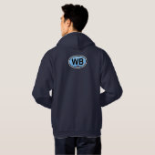 Wright tsville Beach. Hoodie (Achterkant volledig)