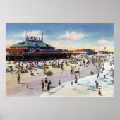 Wright tsville Beach North Carolina Lumina Beach Poster (Voorkant)