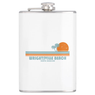 Wright tsville Beach North Carolina Sun Palm Trees Heupfles
