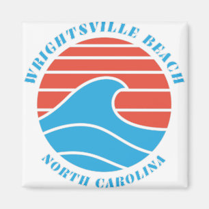 Wright tsville Beach Surf Wave Magneet