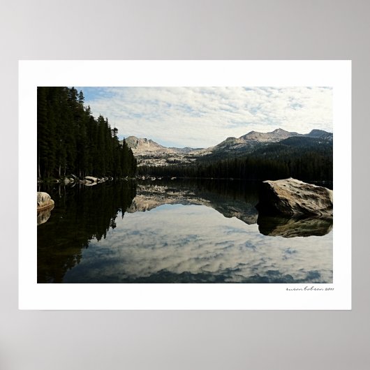 Wrights Lake Reflection Poster (Voorkant)