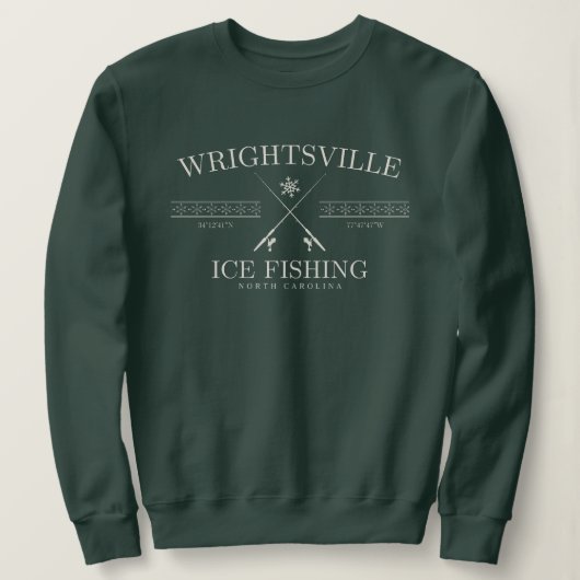 Wrightsville Beach Ice Vist, North Carolina Trui (Design voorkant)