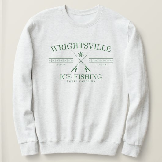 Wrightsville Beach Ice Vist, North Carolina Trui (Design voorkant)