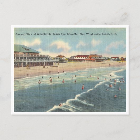 Wrightsville Beach, North Carolina  scene Briefkaart (Voorkant)