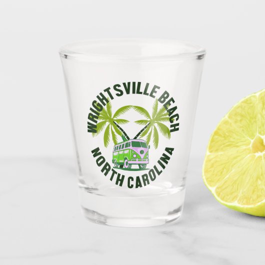 Wrightsville Beach, North Carolina Shot Glas (Voorkant)