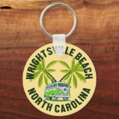 Wrightsville Beach, North Carolina Sleutelhanger (Achterkant)