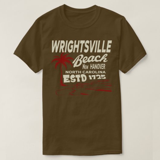 Wrightsville Beach North Olina 2 T-shirt (Design voorkant)