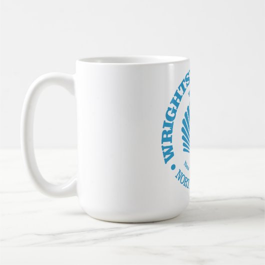 Wrightsville Beach (schelp) Koffiemok (Links)