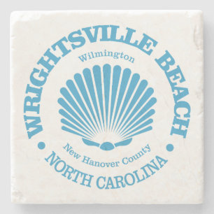 Wrightsville Beach (schelp) Stenen Onderzetter