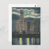  Wrigley Building Chicago Briefkaart (Voorkant / Achterkant)