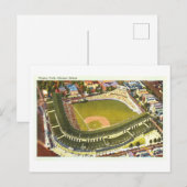 Wrigley Field, Chicago, Vintage van Illinois Briefkaart (Voorkant / Achterkant)