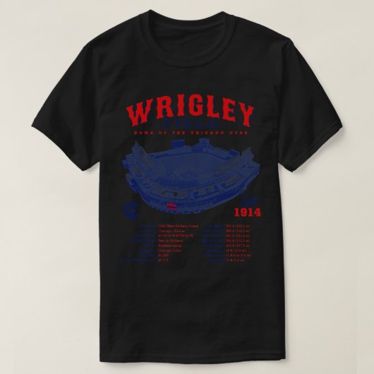 Wrigley Field T-shirt (Design voorkant)