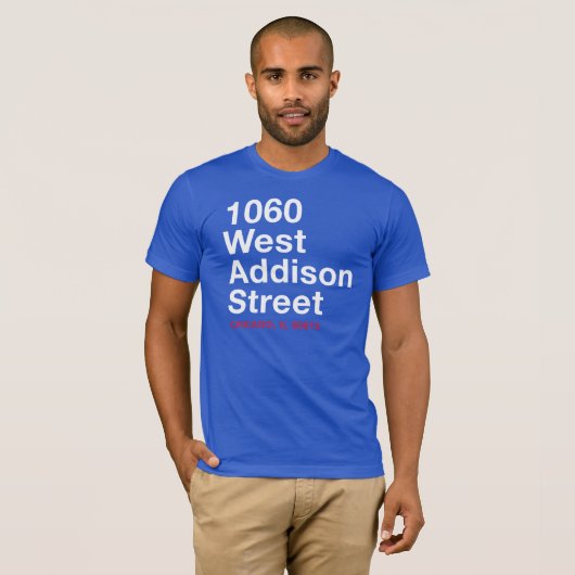 Wrigley Field T-shirt (Voorkant volledig)