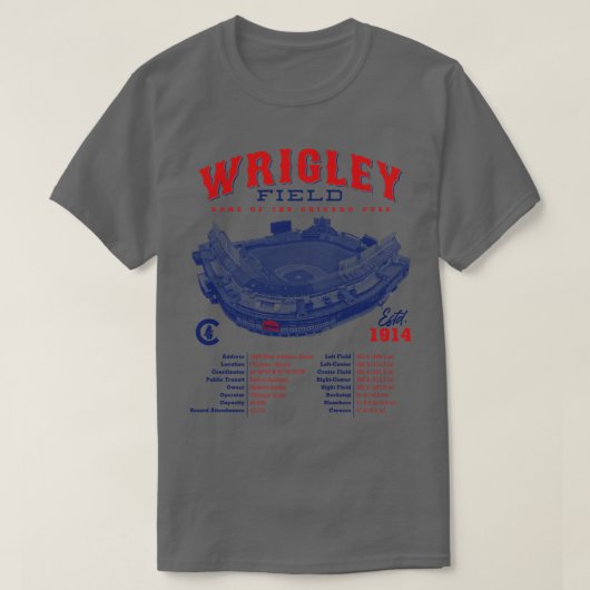 Wrigley Field T-shirt (Design voorkant)
