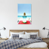 Wrigley Gum Girl II Canvas Afdruk (Insitu (Slaapkamer))