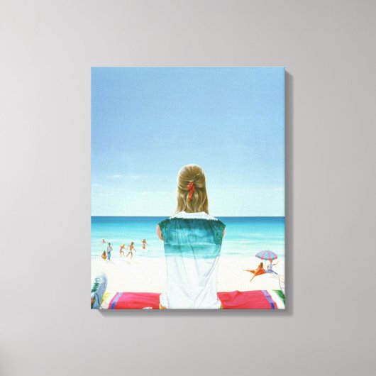 Wrigley Gum Girl II Canvas Afdruk (Voorkant)