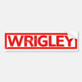 Wrigley Stamp Bumpersticker (Voorkant)