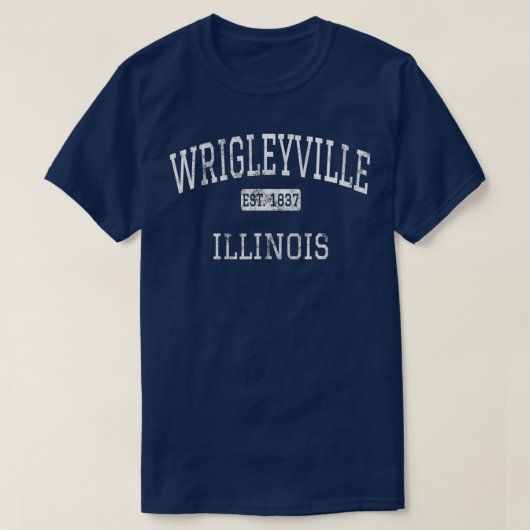 Wrigleyville Illinois Chicago IL  T-shirt (Design voorkant)