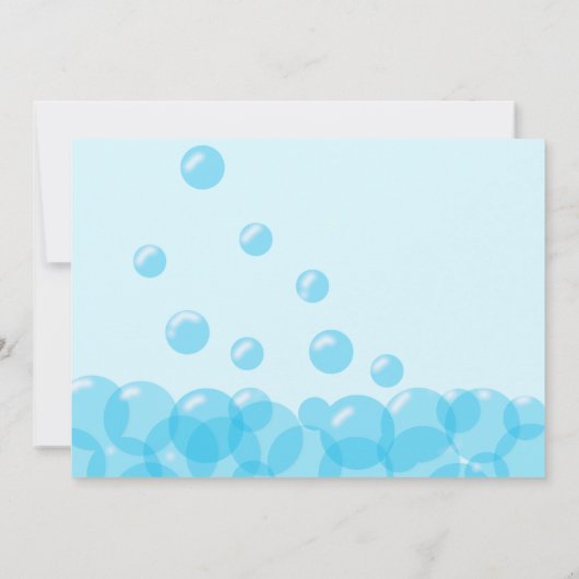 Wrijf een dub, rubber eendje Baby shower Kaart (Achterkant)