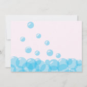 Wrijf een dub, rubber eendje Baby shower Kaart (Achterkant)