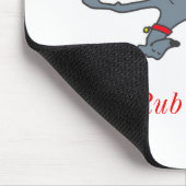 Wrijf mijn buik mousepad muismat (Hoek)