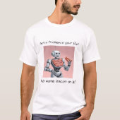 Wrijf wat spek op het T-shirt (Voorkant)
