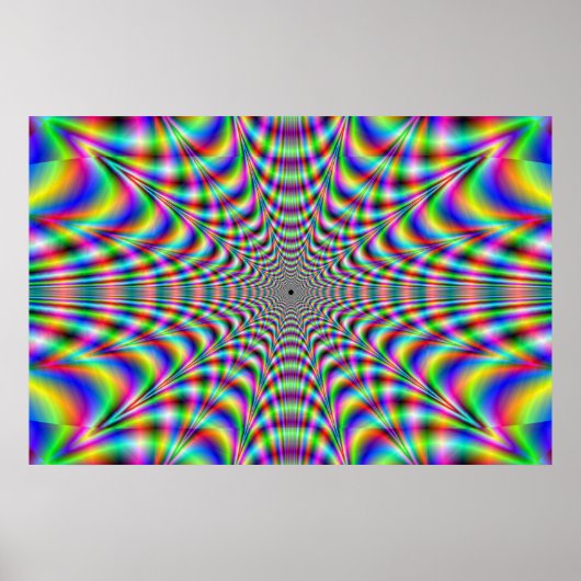 wrijving - optische illusie poster (Voorkant)