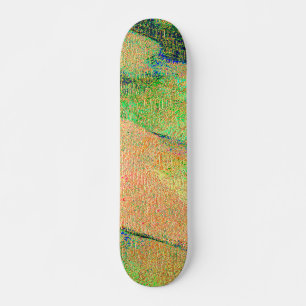 Wrinkellederstijl, oranje, groene verf persoonlijk skateboard