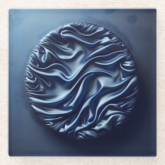 wrinkled satin  glazen onderzetter (Voorkant)