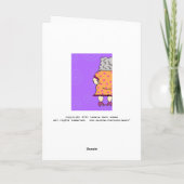 Wrinkles Poem Funny Birthday Card Kaart (Achterkant)