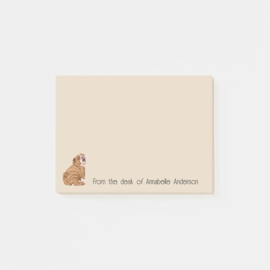 Wrinkly Shar-Pei Personaliseer notities Post-it® Notes (Voorkant)