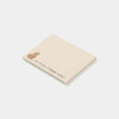 Wrinkly Shar-Pei Personaliseer notities Post-it® Notes (Schuin)