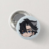 Wriothesley GENSHIN IMPACT Pin Ronde Button 3,2 Cm (Voorkant /achterkant)