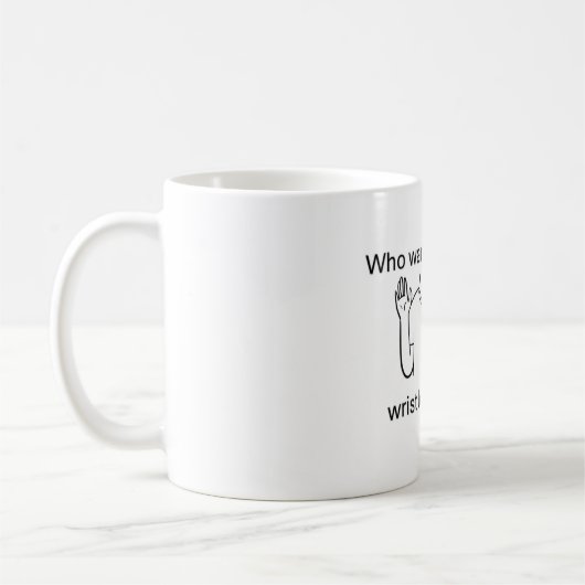 Wrist locker mug koffiemok (Links)