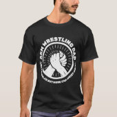 Wrist Turning Arm Wrestling Handworstling Pap T-shirt (Voorkant)