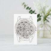 Wrist Whatch Briefkaart (Staand voorkant)